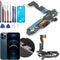 YWLRONG Replacement for iPhone 12 Charging Port Dock Connector, USB Charger Board Flex Cable Assembly with Repair Tools