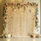 Tulle Backdrop Curtain with Lights String 10FT X 8FT Champagne Sheer Tulle