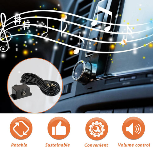 JAMHER 4-Pin 3.5m/11.48ft Universal Car Amplifier Bass Control Knob Sub Level Amp Volume Control Cable with Cable