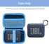 Case for JBL GO 4 GO4 Portable Bluetooth Speaker, Eco Cover for JBL GO 4 Speaker with Adapter Slots, Waterproof and Dustproof Feature, Blue- Case Only