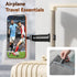 Fioenna 360 Airplane Travel Essentials Phone Holder, for Magsafe Universal Degree Rotation Airplane Gadgets Phone Mount