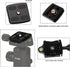 ZOMEI Universal Professional Camera Quick Release Mounting Plate for Q555,Q666,Q666C,Z818,Z669,Z669C,M5&BONFOTO B690A B690C Tripod