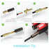 FosPower Banana Plugs, 5 Pairs / 10 pcs, Closed Screw 24K Gold Plated Speaker Plug Connectors