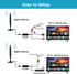 Merajab 9.8f TV Antenna for Digital Indoor-HD High Definition Television Smart Signal Strength Amplifier Premium Power