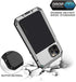 Lanhiem Metal Case for iPhone 12 Pro Max, Heavy Duty Shockproof Rugged Case with Built-in Glass Screen Protector