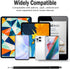Luntak Stylus Pens for iPad, 3 in 1 Ballpoint Pen, Fiber Tip & Clear Disc Capacitive Stylus for iPhone/iPad/Android