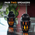 TikiTunes Portable Bluetooth 5.0 Wireless Speaker, LED Torch Lighting, 2000 mAh Battery