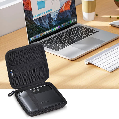 worfty 20000mAh 100W Pack 2 USB-C/2 Case for Baseus Power Bank Portable Charger for Laptop Battery with USB-A Ports