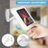 Waterproof Shower Phone Holder, Wall Mounted 360° Rotation Anti Fog HD Touch Screen Case for Bathroom Bathtub Kitchen