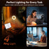 Ring Light for Laptop/Computer, 4'' Small Video Conference Lighting with Tripod, 3 Light Modes & 10 Brightness