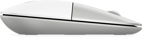 HP Z3700 G2 Wireless Mouse - White, Portable Design, 2.4GHz Receiver, Blue Optical Sensor for PC, Laptop, Mac