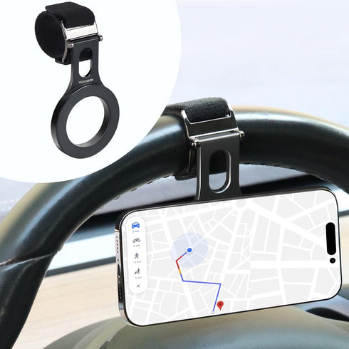 Vugosson Magnetic Phone Holder for Tesla, Steering Wheel Phone Mount for MagSafe Car