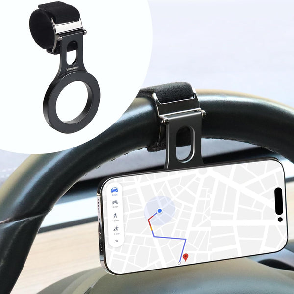 Vugosson Magnetic Phone Holder for Tesla, Steering Wheel Phone Mount for MagSafe Car