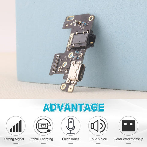 Dock Connector for Motorola Moto G Stylus 5G 2022 USB Charging Port Flex Cable Replacement with Tools