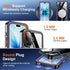 SPIDERCASE 17 12FT for iPhone Case Waterproof, Built-in Lens & Screen Protector, Full Heavy Duty Protection, Military
