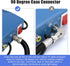 Right Angle Coax Connector, 5 Pack F Type 90 Degree Coaxial Male to Female Cable Connector