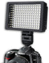 SSE 160 5600K 3 LED Digital Video Light of LEDs Video Kit Includes Rotating Cold Shoe Mount and Filters for Canon