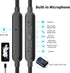 USB C Headphones with Mic, Wired Earbuds for Galaxy S24 S23 FE S22 S21 iPhone 15, Magnetic Noise Canceling in-Ear