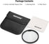 NEEWER 58mm Center Field Split Diopter Effect Filter, Camera Linear Prism K9 Optical Glass Filter with Aluminium Frame,