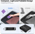 3 in 1 Foldable Magnetic Wireless Charger Keychain, 15W Fast Travel Charger for Phone 15/14/13/12 Pro/Max/Plus,