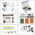 Electronics Component Fun Kit with E-Book, Upgraded Electronic Starter Kit for Arduino/Raspberry Pi