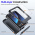 CENMASO Razr Plus Case for Motorola Razr Plus, Slim Shockproof Cover with Hinge Protection & Screen Protector - Black