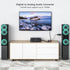 MICROWARE 192KHz, 3.5mm PS4 Digital to Analog Audio Converter DAC Digital SPDIF Coaxial Optical Convert to L/R RCA