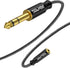 1/4 Headphone Adapter, 6.35mm Male to 3.5mm Female Audio Jack Adapter for Mixer, Guitar, Amplifier