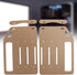 3 Layer 3.5in Hard Disk Drive Rack, Transparent DIY HDD Cage Tray Holder, 2Pcs Acrylic Plate