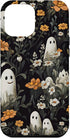 Cute Funny Halloween Spooky Ghost In Flowers Floral Pattern Case for iPhone 14 Pro Max