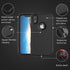 iPhone XR Case - Heavy Duty 3-Layers Shockproof & Dropproof Cover with Tempered Glass Protector (Black) 6.1 Inch