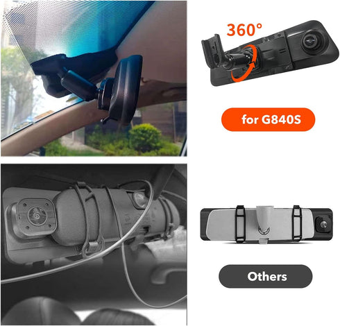 WOLFBOX OEM Bracket for USB C G840S/G840H/G850/G900 Mirror Dash Cam