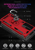ADDIT Samsung Note 20 Ultra Case, Military Grade with Ring Car Mount Kickstand for Galaxy Note 20 Ultra 5G - Red