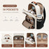 Backpack Cup,15.6 Inch Backpack Backpack LOVEVOOK Laptop for Women with Pouch Pocket for Large Capacity Laptop Computer