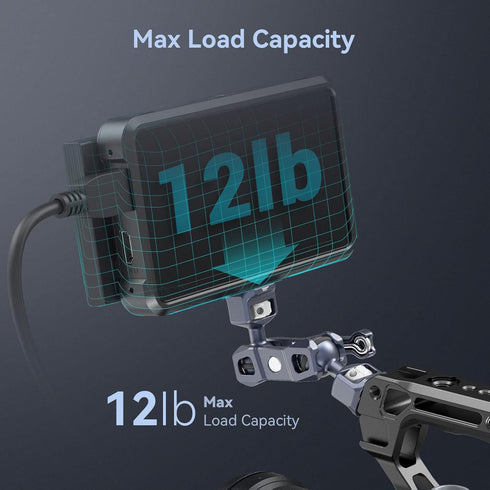 SmallRig Articulating Magic Arm with 3/8"-16 Locating Screw, 360 Degree Rotation, Max Load 12 Ib