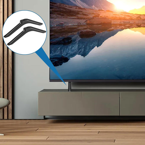 32 Inch BESPORTBLE Universal Tv Stand Legs Replacement with Screws, Tabletop Tv Base Pedestal Feet, Monitors