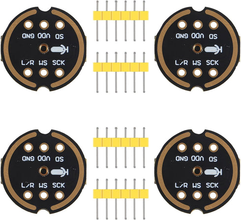 4pcs INMP441 Omnidirectional Microphone I2S Interface Digital Output Sensor Module for ESP32