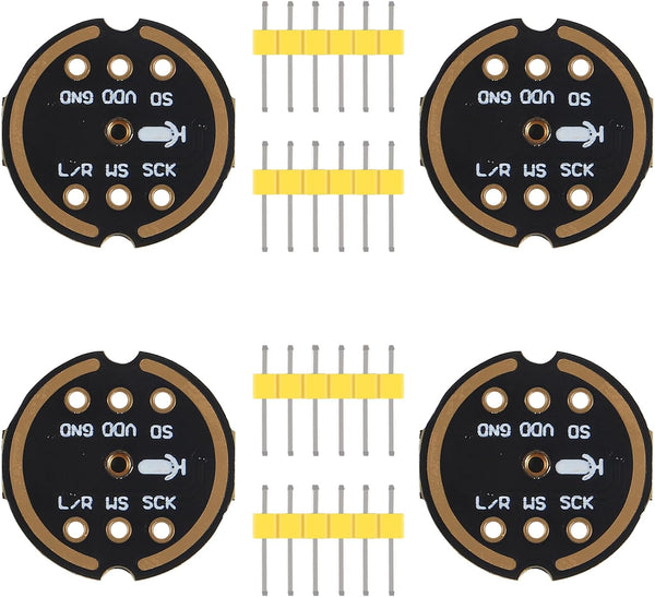 4pcs INMP441 Omnidirectional Microphone I2S Interface Digital Output Sensor Module for ESP32