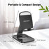 Cell Phone Stand for Desk, Adjustable Portable Foldable Holder Cradle Dock, Compatible with iPhone 15 14 13 Pro Max Mini