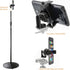 ChargerCity 360° Swivel Adjust Smartphone Holder with Tripod Microphone Stand Adapter for All Smartphones up to 3.6"