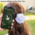 2 Pack 2nd 1st, Kids Hair Ties Holder for Airtag & Cute Flower Hidden Hair Elastic Band GPS Tracker Case for Girls