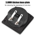 Speaker Box Terminal Cup, Double Binding Post Speaker Terminal Board, Push-in Jack Spring Loaded Connector for DIY