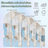 Jnbasdffb 7.2 Blue Beige Abstract Wedding Arch Cover, Stretchy Spandex Arch Backdrop Stand Covers FT, Oil Painting