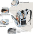 Bolaz Backpack 14 Inch Watercolor Crabs Travel Laptop Computer Bag Sturdy School Bag College Bookbag