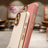 Lafunda iPhone 13 Case: Cute Luxury Golden Edge, Shockproof Soft TPU Bumper, Full Camera Protection, White for Women &
