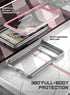 Poetic Guardian Case for Google Pixel Fold 5G, Ultra-Thin Full-Body Hybrid Shockproof Cover, Pink