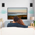 WALI Speaker Wall Mounts, Dual Side Clamping Bookshelf Mounting Bracket for Large Surround Sound Speakers, Holds up to
