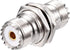 Superbat SO-239 Bulkhead Connector UHF Female Nut Panel Mount Connector, 2pcs SO239 to SO 239 Adapter