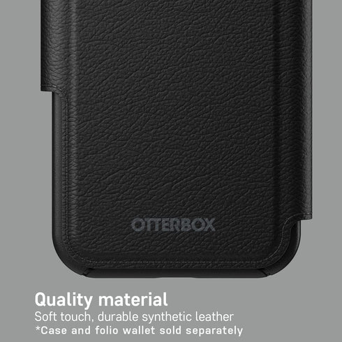 OtterBox Detachable Folio Wallet for MagSafe - SHADOW (Black) for iPhone 12, 12 Pro, 13, & 13 Pro (Case Sold Separately)