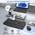 EDJO Set Wireless Keyboard and Mouse Combo, Full-Size Ergonomic Wireless Computer Keyboard with Wrist Rest, Phone